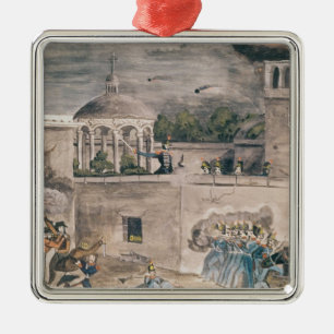 Amerikaanse troepen onder generaal Doniphan Metalen Ornament