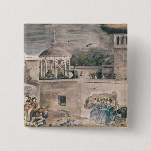 Amerikaanse troepen onder generaal Doniphan Vierkante Button 5,1 Cm