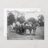 Amerikaanse trojka 1911 briefkaart (Voorkant / Achterkant)