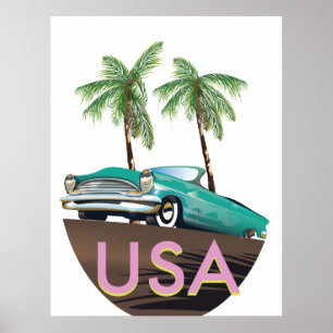 Amerikaanse tropisch poster