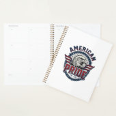 Amerikaanse trots Adelaar Vintage Patriottisch ont Planner (Display)