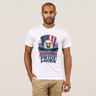 Amerikaanse trots Amerikaanse zeearend Oom Sam hoe T-shirt