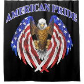 Amerikaanse trots douchegordijn (Voorkant)