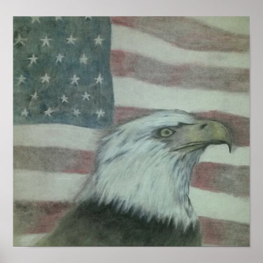 Amerikaanse trots Eagle Poster (Voorkant)