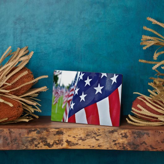 Amerikaanse trots fotoplaat (Zijkant)