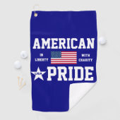 Amerikaanse trots     golfhanddoek (Insitu)