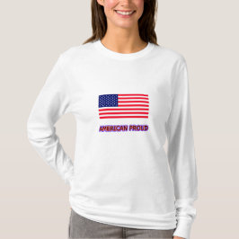 Amerikaanse trots Het museum Zazzle Sjabloon T-shirt