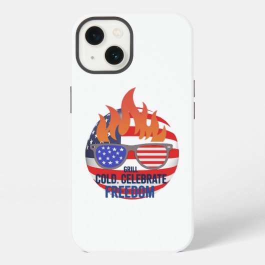 Amerikaanse trots iPhone hoesje (Achterkant)