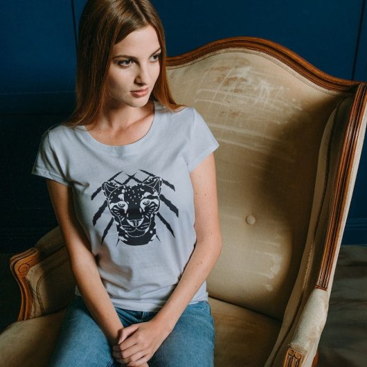 Amerikaanse trots met wilde kat margay magie t-shirt