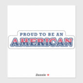 Amerikaanse Trots, Patriottisch Sticker (Vel)