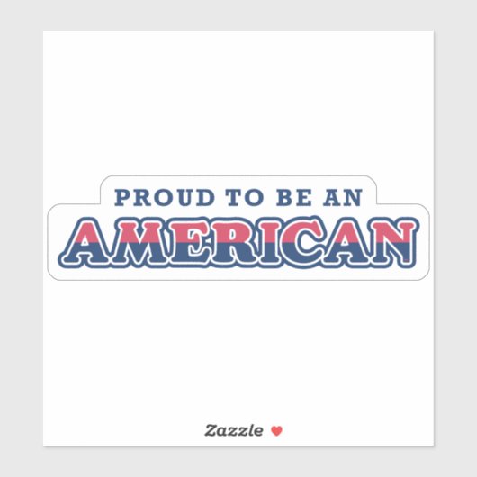 Amerikaanse Trots, Patriottisch Sticker (Vel)