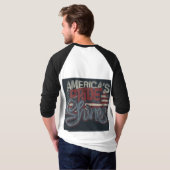 Amerikaanse trots schittert t-shirt (Achterkant volledig)