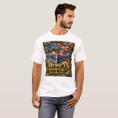Amerikaanse trots  t-shirt (Voorkant volledig)