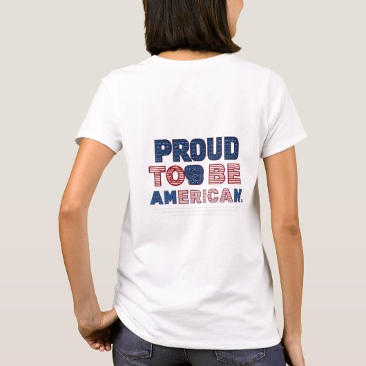 Amerikaanse trots t-shirt (Achterkant)