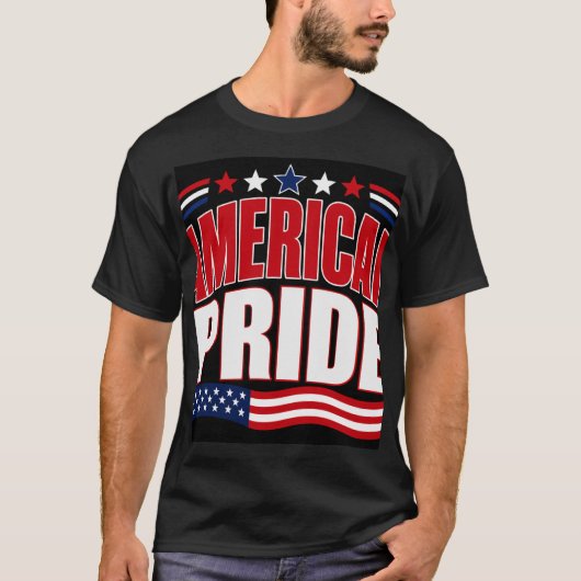 Amerikaanse trots t-shirt (Voorkant)