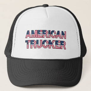 Amerikaanse Trucker Brieven Vlag Patriottische Weg Pet