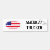 AMERIKAANSE TRUCKER BUMPERSTICKER (Voorkant)