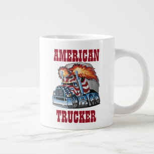 Amerikaanse Trucker Reuzen Koffiemok Grote Koffiekop