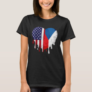 Amerikaanse Tsjechische erfgoedmaand Tsjechisch vl T-shirt