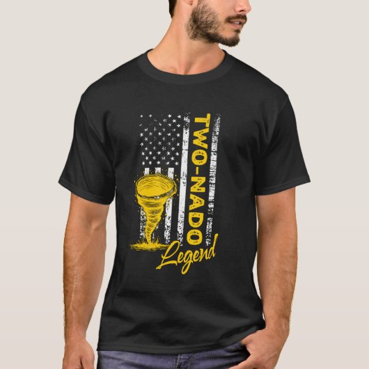 Amerikaanse Two Nado Tornado Legend Two Nado T-shirt (Voorkant)