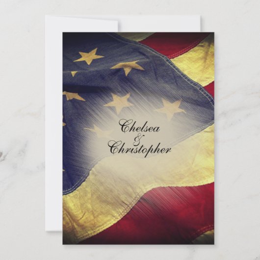 Amerikaanse uitnodiging tot het uitzenden van vla (Achterkant)