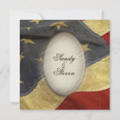 Amerikaanse uitnodigingen over het huwelijk met v (Achterkant)