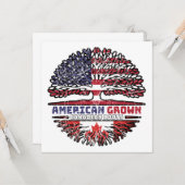 Amerikaanse US Verenigde Staten United States Tree Kaart (Voorkant / Achterkant in situ)