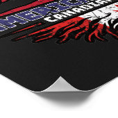 Amerikaanse US Verenigde Staten United States Tree Poster (Hoek)