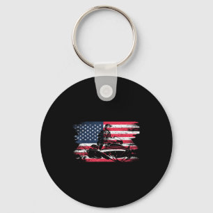 Amerikaanse Usa Vlag Jetski Voor Vrouwen Kinderen Sleutelhanger
