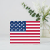 Amerikaanse USA Vlag Pride Design Feestdagenkaart (Staand voorkant)