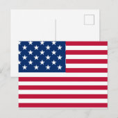 Amerikaanse USA Vlag Pride Design Feestdagenkaart (Voorkant / Achterkant)