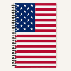 Amerikaanse USA Vlag Pride Design Notitieboek