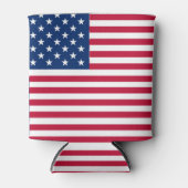 Amerikaanse USA Vlag Trots Design Blikjeskoeler (Voorkant)