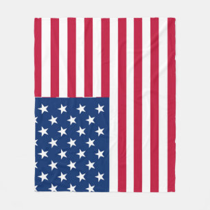 Amerikaanse USA Vlag Trots Design Fleece Deken