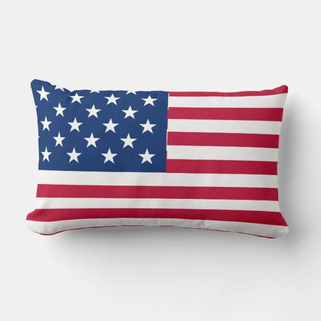 Amerikaanse USA Vlag Trots Design Kussen (Voorkant)