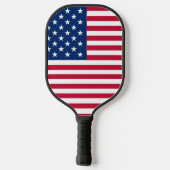 Amerikaanse USA Vlag Trots Design Pickleball Paddle (Achterkant)