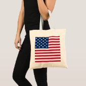 Amerikaanse USA Vlag Trots Design Tote Bag (Voorkant (product))