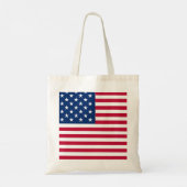 Amerikaanse USA Vlag Trots Design Tote Bag (Achterkant)