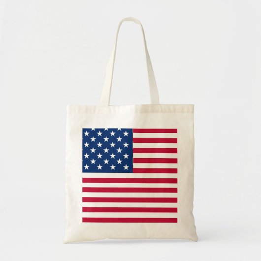 Amerikaanse USA Vlag Trots Design Tote Bag (Voorkant)