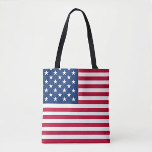 Amerikaanse USA Vlag Trots Design Tote Bag
