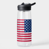 Amerikaanse USA Vlag Trots Design Waterfles (Links)