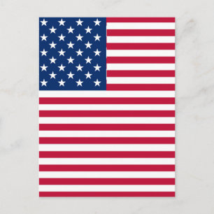 Amerikaanse USA Vlag Trots Ontwerp Briefkaart