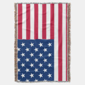 Amerikaanse USA Vlag Trots Ontwerp Deken (Voorkant Verticaal)