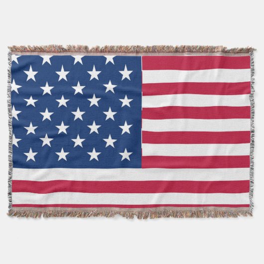 Amerikaanse USA Vlag Trots Ontwerp Deken (Voorkant)