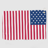 Amerikaanse USA Vlag Trots Ontwerp Golfhanddoek (Horizontaal)