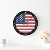 Amerikaanse USA Vlag Trots Ontwerp Grote Klok (Huis)