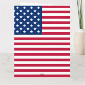 Amerikaanse USA Vlag Trots Ontwerp Kaart (Achterkant)