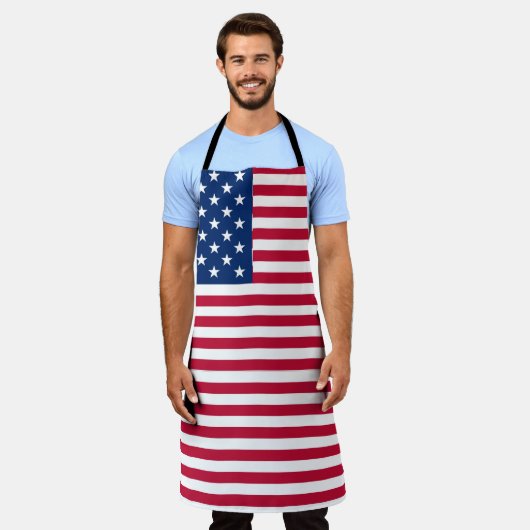 Amerikaanse USA Vlag Trots Ontwerp Schort (Gedragen)