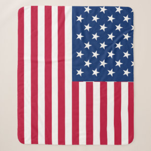 Amerikaanse USA Vlag Trots Ontwerp Sherpa Deken