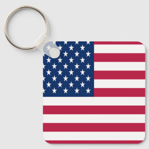 Amerikaanse USA Vlag Trots Ontwerp Sleutelhanger